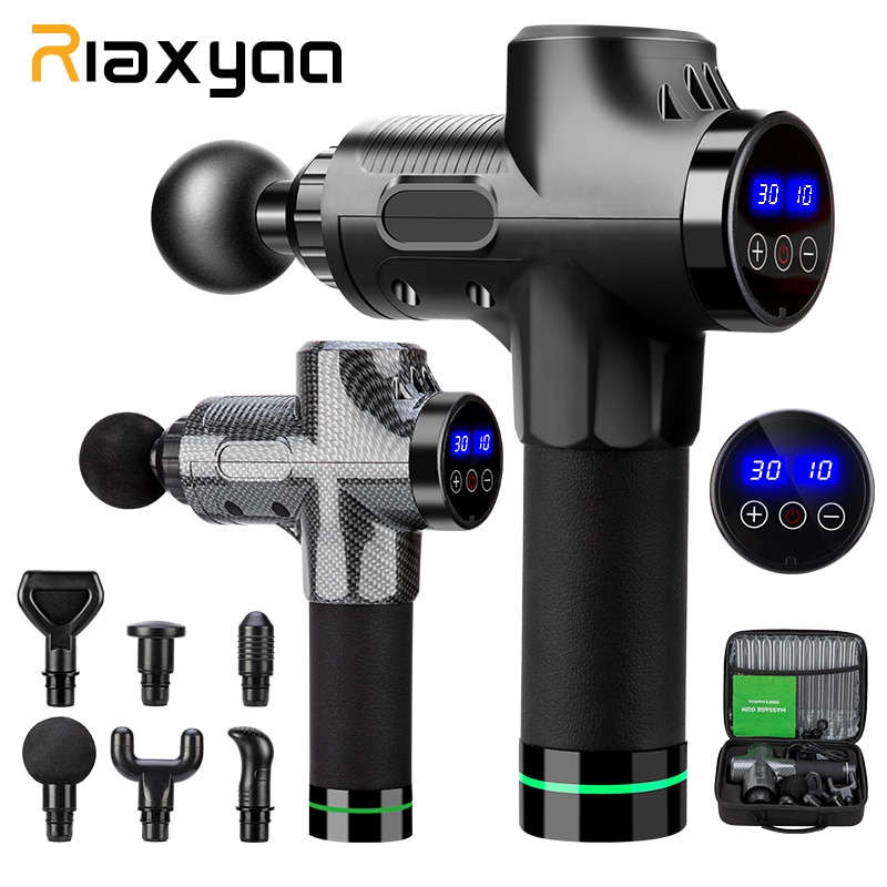 High Frequency Massage Gun Muscle Relax Body Relaxation Electric Massager With Portable Bag For