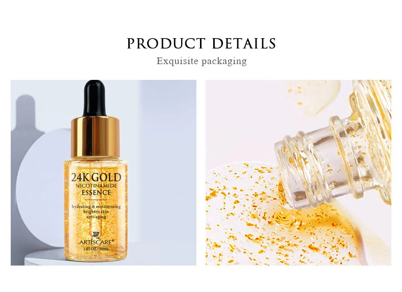 ARTISCARE 24K Gold Serum SET for Facial Care Eye Cream Moisturizing Face Essence Skin Care Korean Products