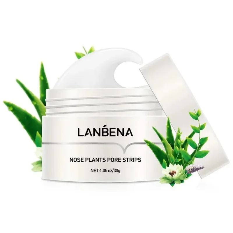 LANBENA White Black Blackhead Remove Mask Shrink Pore Nose Cleansing Stickers Peel Nasal Black Head Strips Face Skin Care Masks