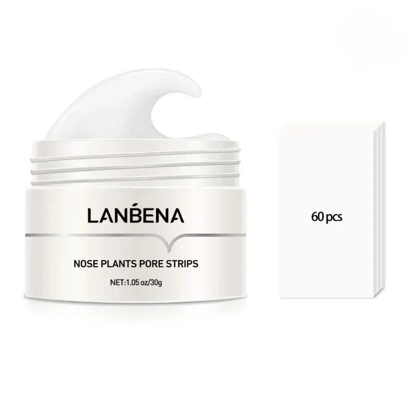 LANBENA White Black Blackhead Remove Mask Shrink Pore Nose Cleansing Stickers Peel Nasal Black Head Strips Face Skin Care Masks