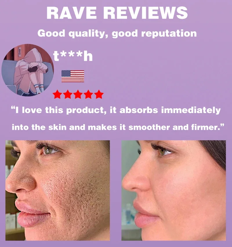 Removing Large Pores Pore Shrinking Serum Face Tightening Repairing Facial Pore Minimizing Moisturizing Skin Care Beauty Improve