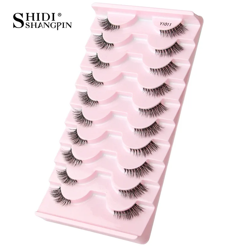 YSDO Half Eyelashes 3/5/10 Half Lashes Soft Natural Cat Eye Lashes Makeup Tool Extension Fluffy Faux Cils maquiagem Half Lashes