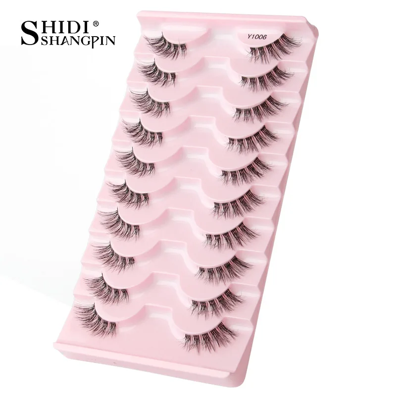 YSDO Half Eyelashes 3/5/10 Half Lashes Soft Natural Cat Eye Lashes Makeup Tool Extension Fluffy Faux Cils maquiagem Half Lashes