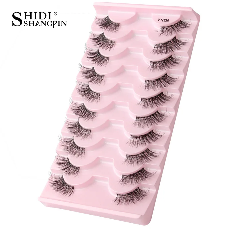 YSDO Half Eyelashes 3/5/10 Half Lashes Soft Natural Cat Eye Lashes Makeup Tool Extension Fluffy Faux Cils maquiagem Half Lashes