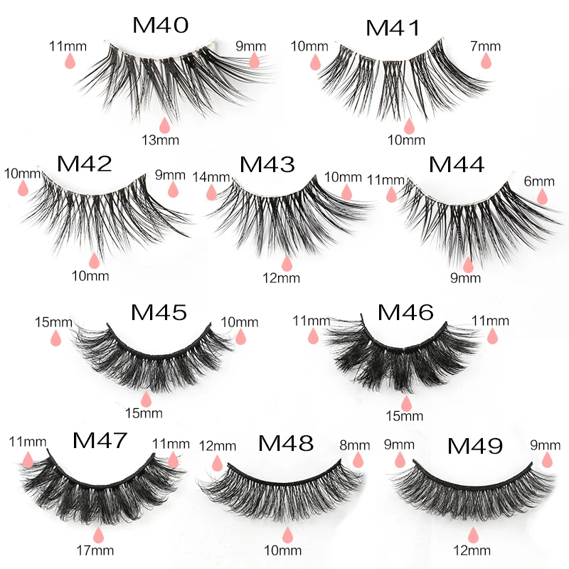 YSDO Half Eyelashes 3/5/10 Half Lashes Soft Natural Cat Eye Lashes Makeup Tool Extension Fluffy Faux Cils maquiagem Half Lashes