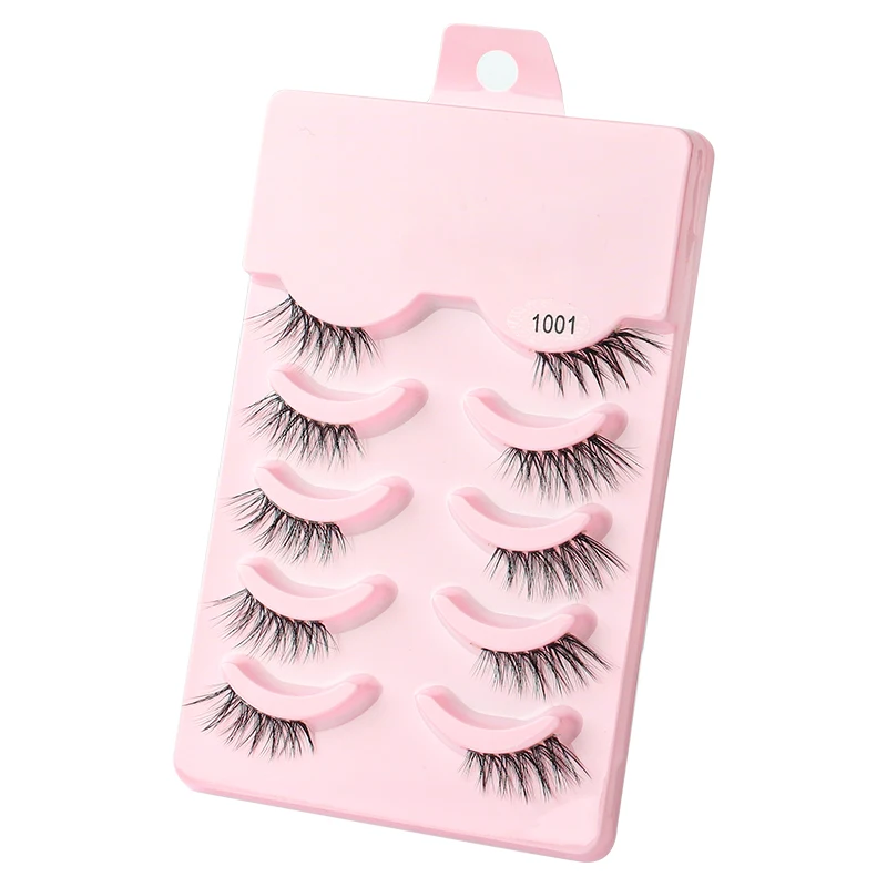 YSDO Half Eyelashes 3/5/10 Half Lashes Soft Natural Cat Eye Lashes Makeup Tool Extension Fluffy Faux Cils maquiagem Half Lashes