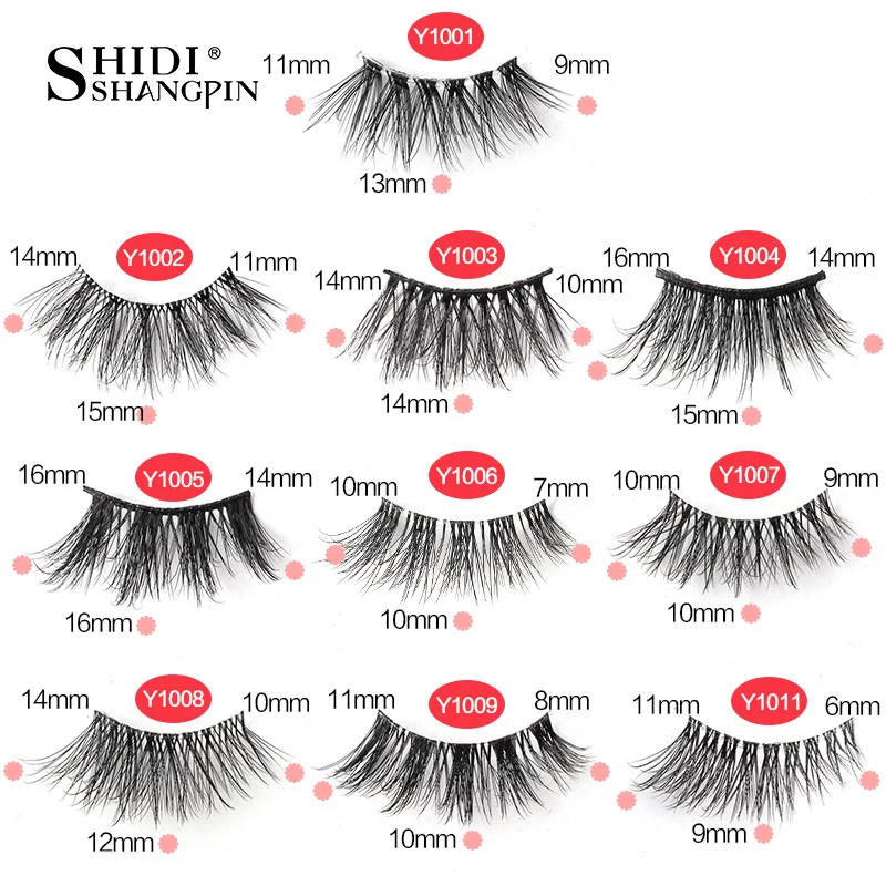 YSDO Half Eyelashes 3/5/10 Half Lashes Soft Natural Cat Eye Lashes Makeup Tool Extension Fluffy Faux Cils maquiagem Half Lashes