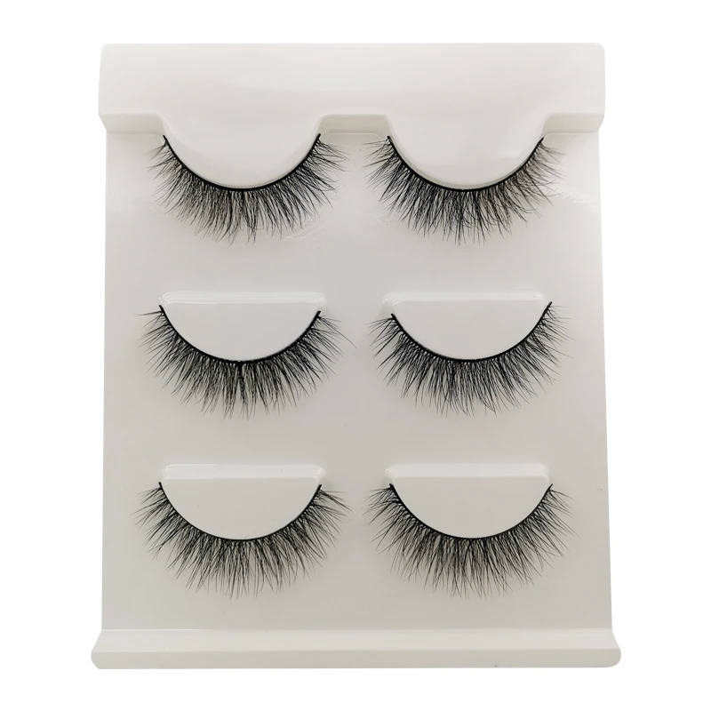 YSDO Half Eyelashes 3/5/10 Half Lashes Soft Natural Cat Eye Lashes Makeup Tool Extension Fluffy Faux Cils maquiagem Half Lashes