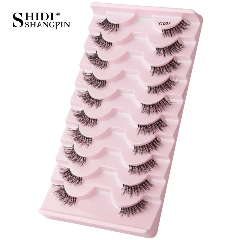 YSDO Half Eyelashes 3/5/10 Half Lashes Soft Natural Cat Eye Lashes Makeup Tool Extension Fluffy Faux Cils maquiagem Half Lashes