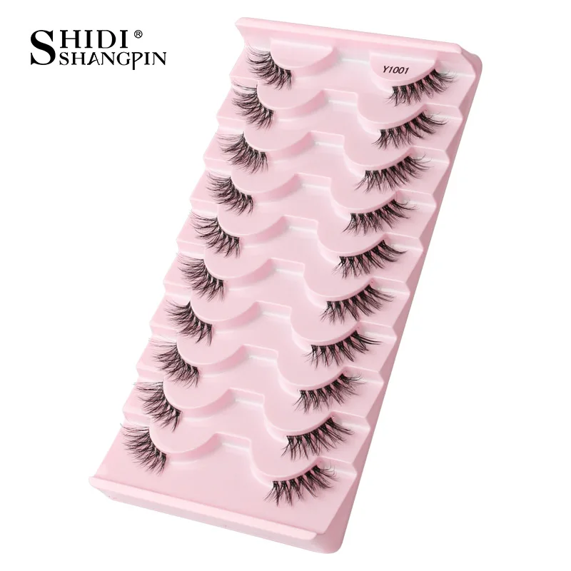 YSDO Half Eyelashes 3/5/10 Half Lashes Soft Natural Cat Eye Lashes Makeup Tool Extension Fluffy Faux Cils maquiagem Half Lashes