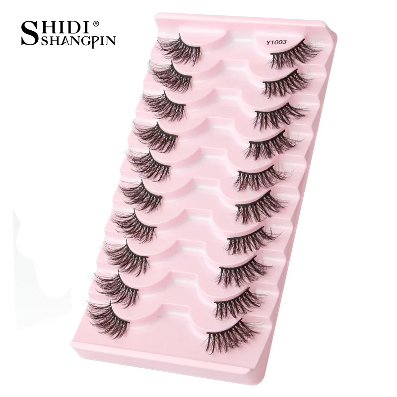 YSDO Half Eyelashes 3/5/10 Half Lashes Soft Natural Cat Eye Lashes Makeup Tool Extension Fluffy Faux Cils maquiagem Half Lashes