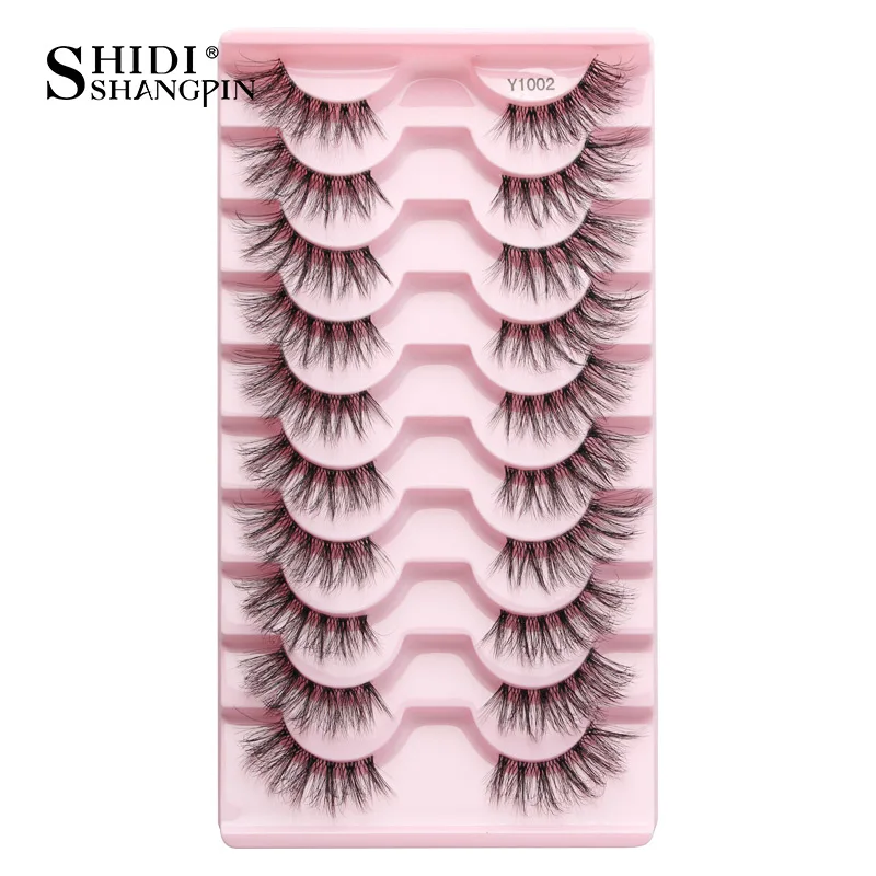 Half Fake Eyelashes 5/10 Half Lashes Soft Natural Cat Eye Lashes Makeup Tool Extension Fluffy Faux Cils maquiagem Half Lashes