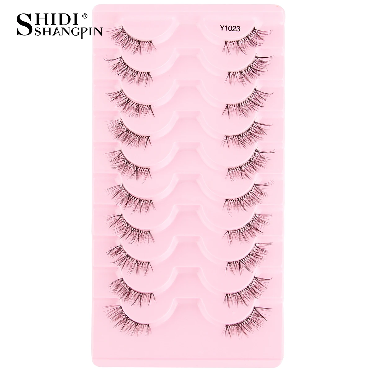 Half Lashes Mink Eyelashes Natural Soft Cat Eye False Eyelashes Long Wispy 3D Mink Lashes Makeup Eyelash Extension Fake Lashes