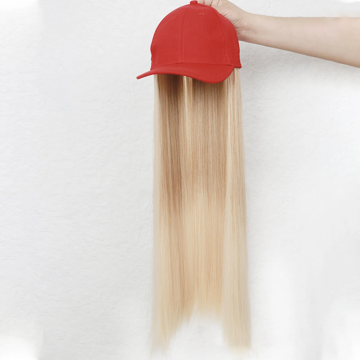 Hat Wig, Baseball Hats Wigs For Women, Synthetic Long Straight Hair With Hat Cap Attached, Hat And Wig, Natural Look