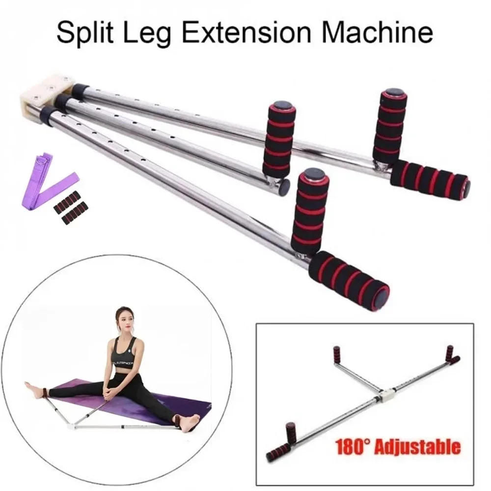 Training Bar Flexibility 3 Leg Yoga Ballet Dance Stretching Adjustable Equipment Stretcher Split