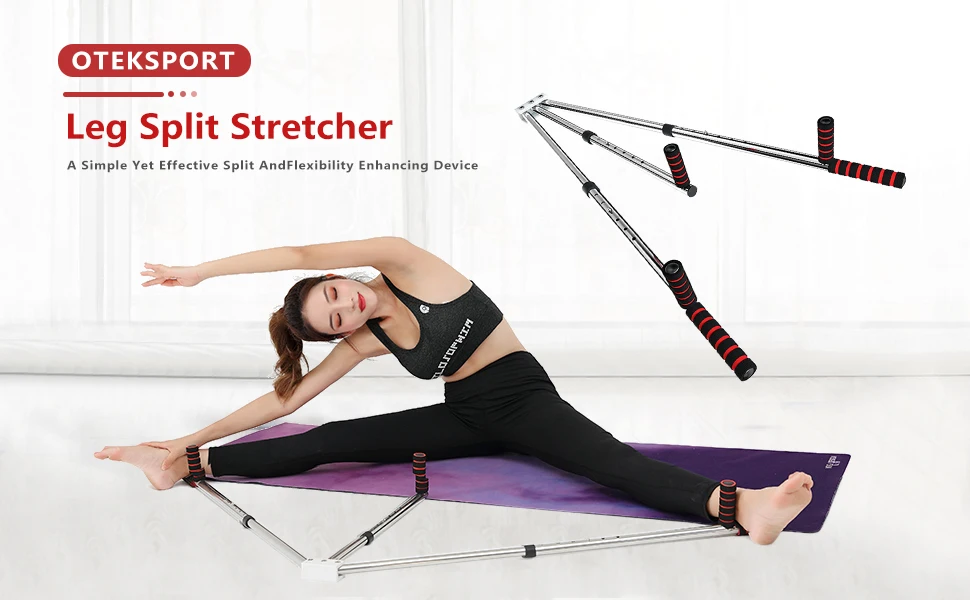 3 Bar Leg Stretcher Stainless Steel Adjustable Split Stretching Device Yoga Dance Ballet Exercise Flexibility Training Equipment