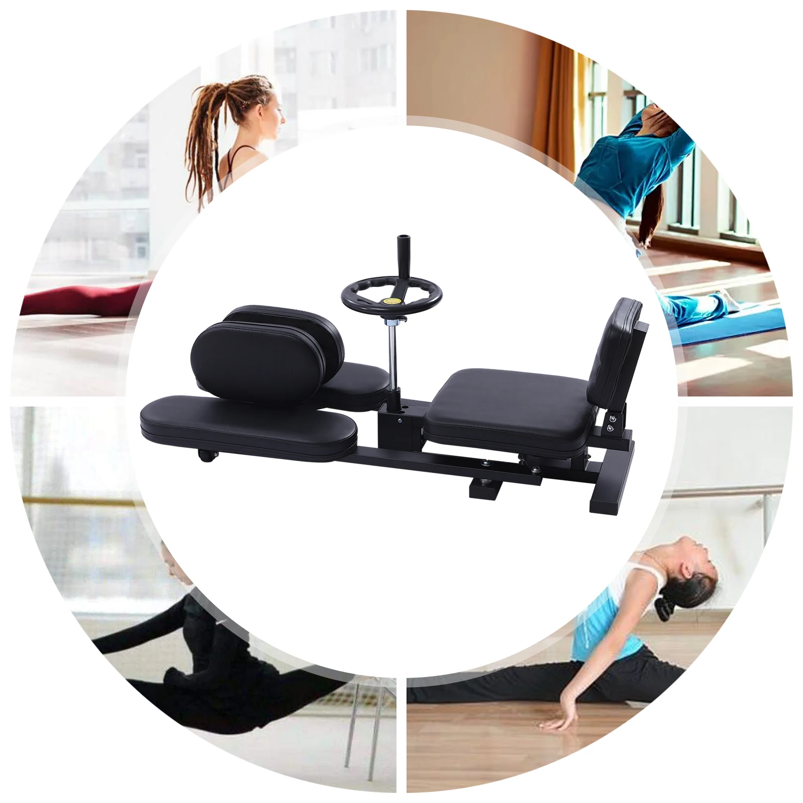 Fitness Leg Thigh Stretcher, Stretching Machine, 3 Bar Leg Stretcher, Adjustable Split Stretching Machine, Flexibility Training