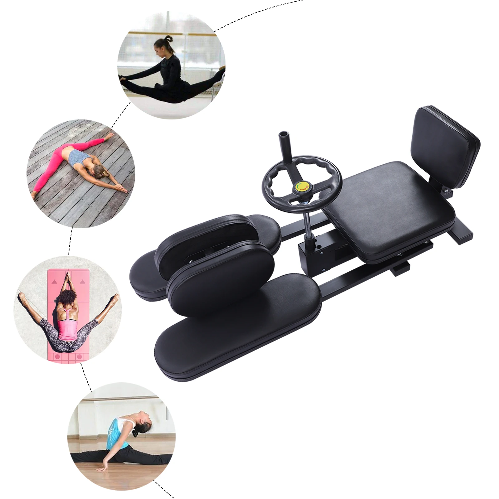 Fitness Leg Thigh Stretcher, Stretching Machine, 3 Bar Leg Stretcher, Adjustable Split Stretching Machine, Flexibility Training