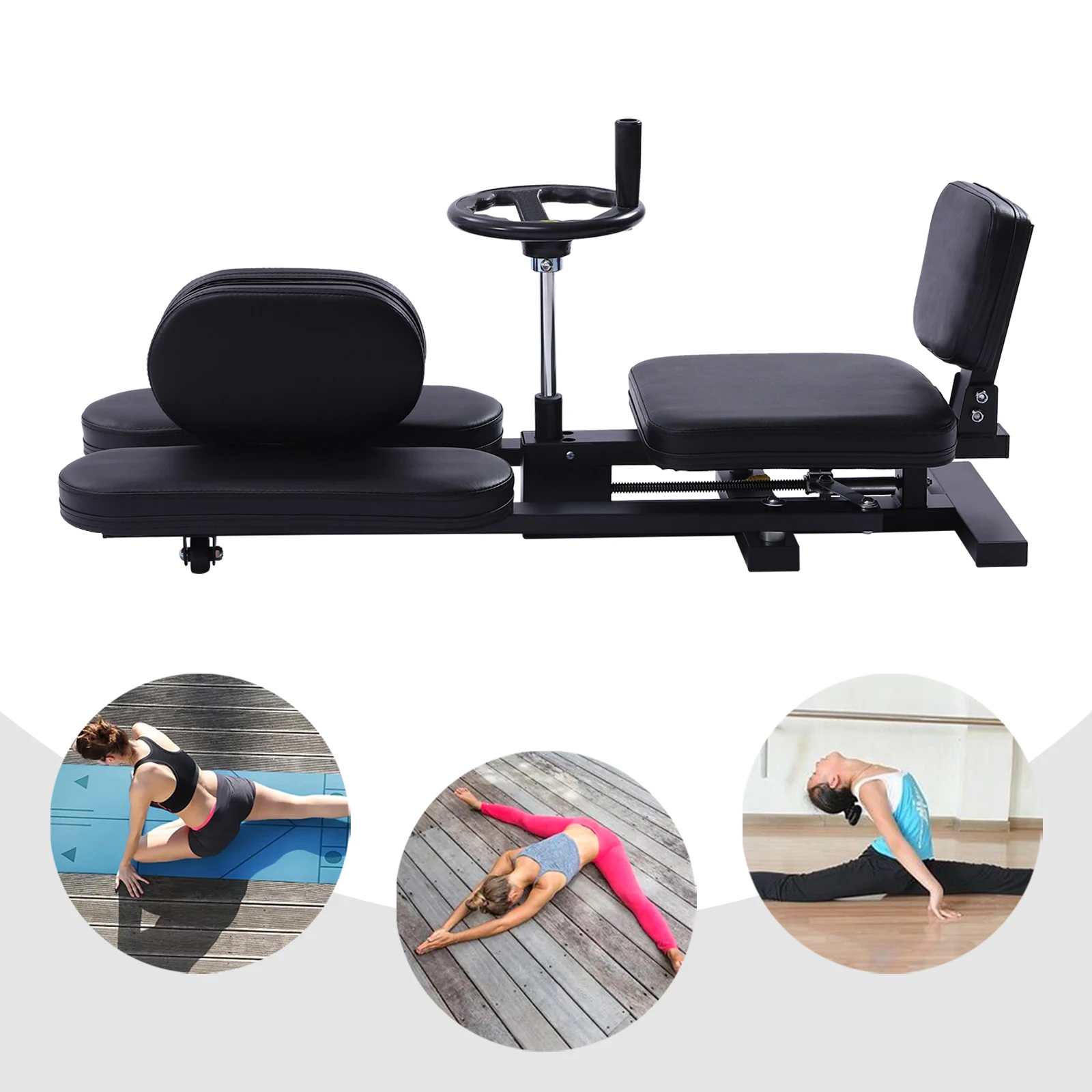 Fitness Leg Thigh Stretcher, Stretching Machine, 3 Bar Leg Stretcher, Adjustable Split Stretching Machine, Flexibility Training