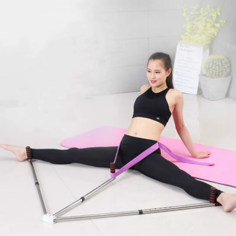 1Pcs Adjustable 3 Bar Leg Stretcher Split Stainless Stretching Machine For Ballet Yoga Dance Flexibility Training Equipment