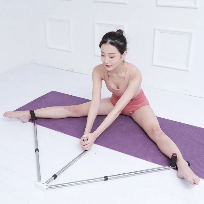 1Pcs Adjustable 3 Bar Leg Stretcher Split Stainless Stretching Machine For Ballet Yoga Dance Flexibility Training Equipment