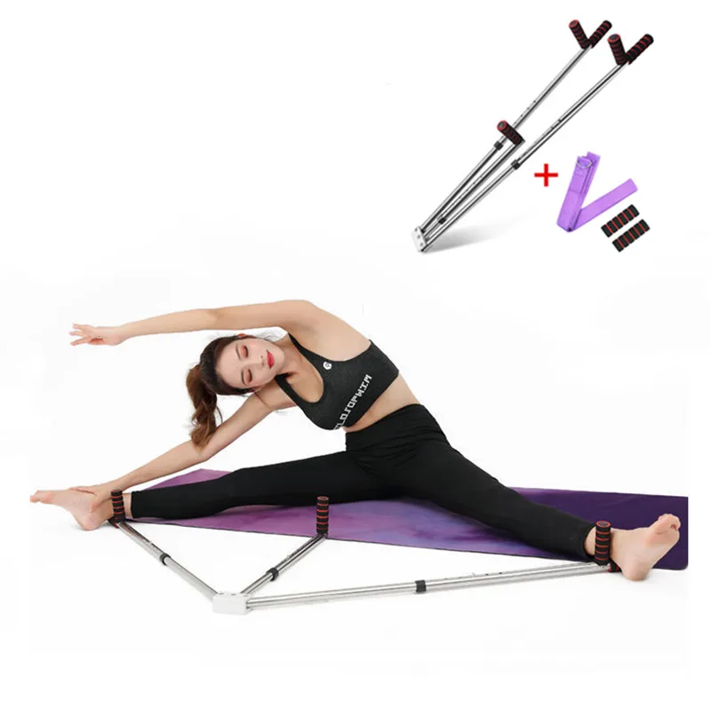 1Pcs Stretching Training Flexibility Pole Adjustable 3-Bar Leg Stretcher Split Stretching Machine Gym Legs Extension Equipment