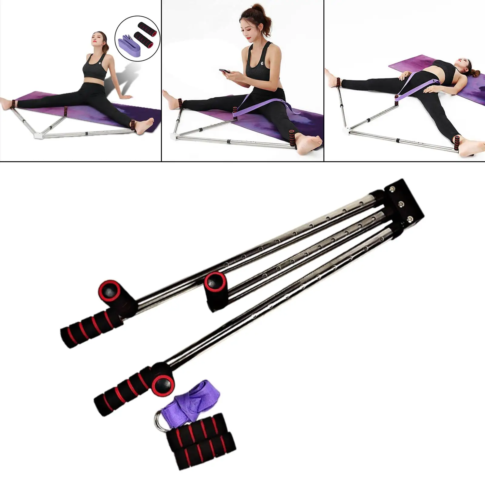 Leg Stretcher Machine Trainer Stretching Machine Stainless Steel for Yoga