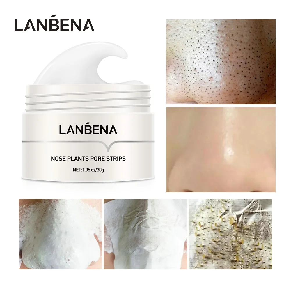 LANBENA New Style Blackhead Remover Nose Mask Pore Strip Black Mask Peeling Black Deep Cleansing Skin Care Beauty Health