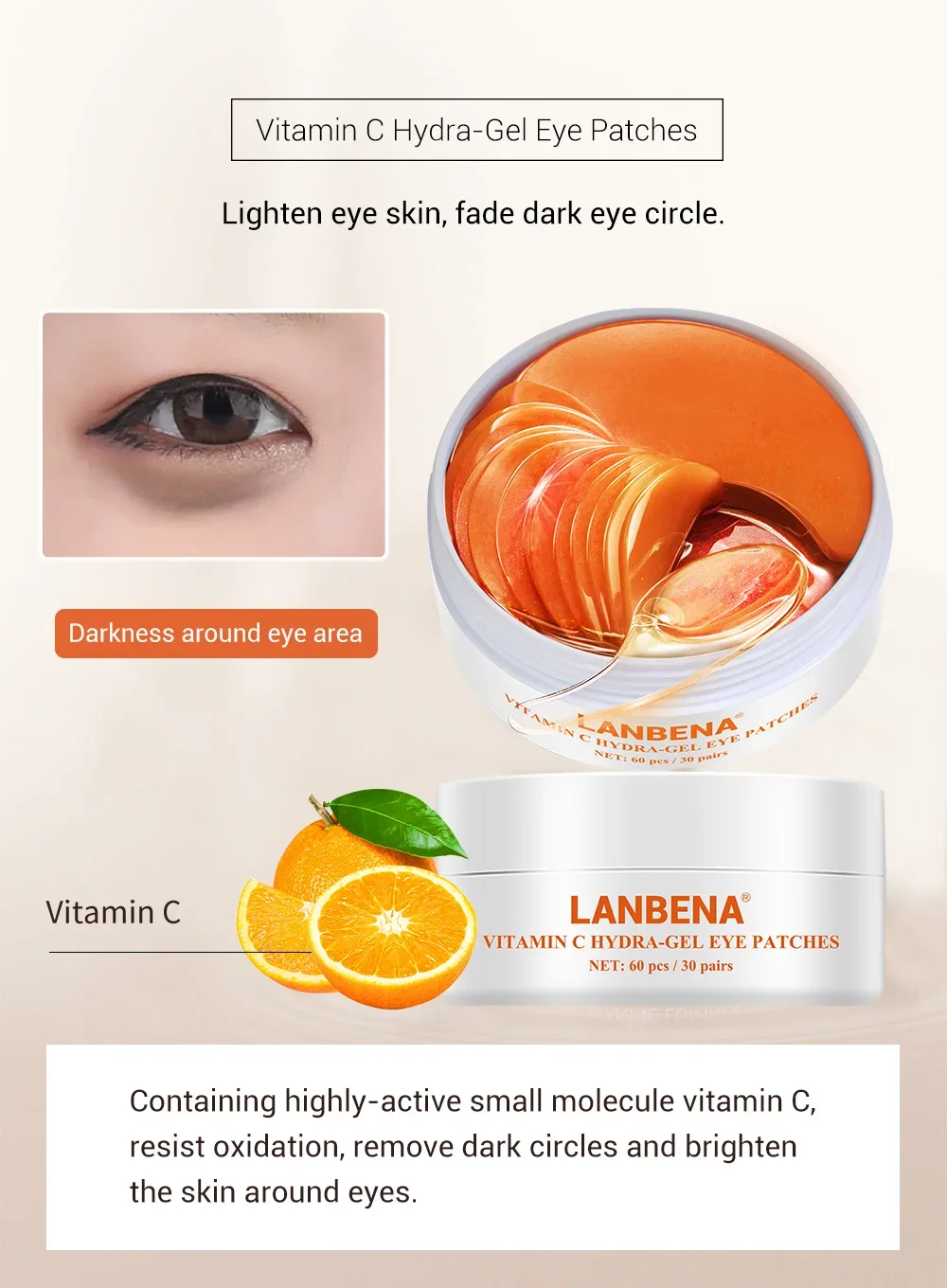 LANBENA Eye Mask Collagen Eye Patch Skin Care Anti Aging Moisturizing Hyaluronic Acid Gel Retinol Remove Dark Circles Eye Bag