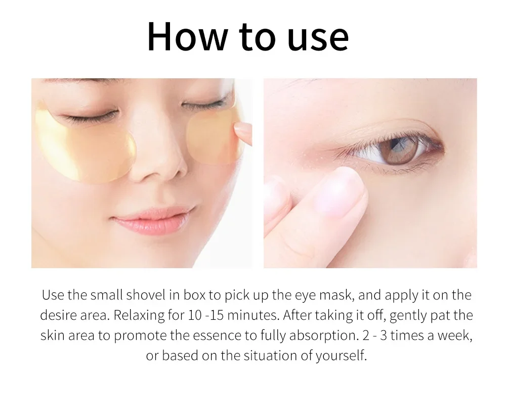 LANBENA Eye Mask Collagen Eye Patch Skin Care Anti Aging Moisturizing Hyaluronic Acid Gel Retinol Remove Dark Circles Eye Bag