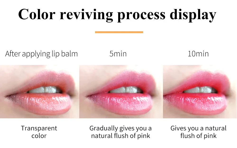 LANBENA Chameleon Lip Balm Long-lasting Moisturizing Sexy Lip Gloss Nourishing Smoothing Lip Lines Plumper Care Daily Makeup