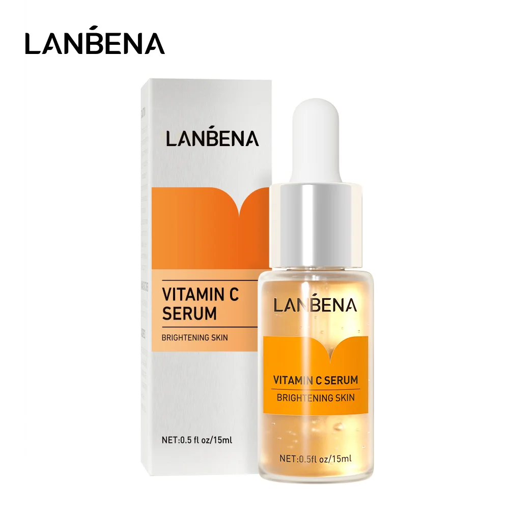 LANBENA Face Essence Vitamin C Whitening Hyaluronic Acid VC Face Cream Anti Oxidation Spot Lightening Essence Skin Care