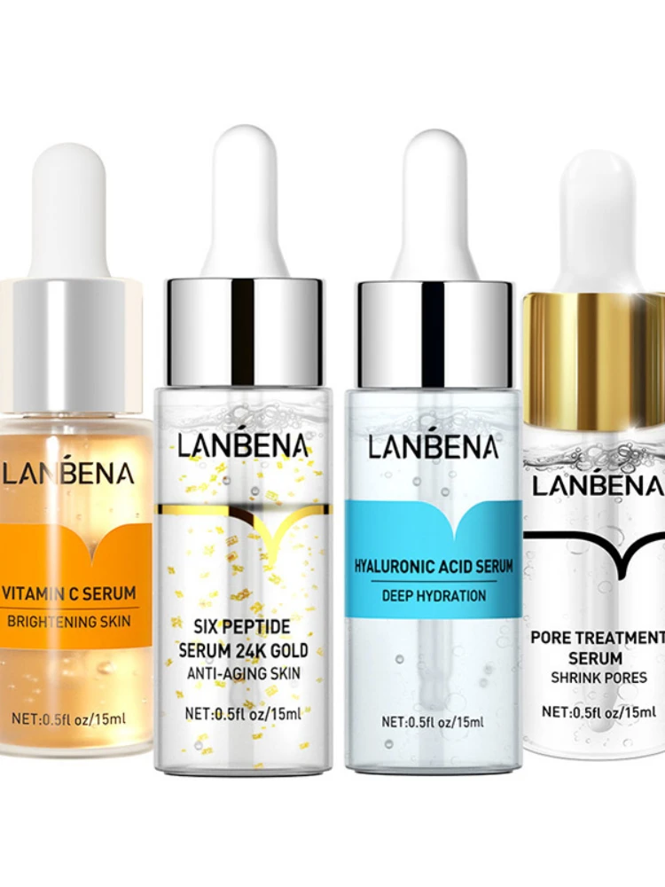 LANBENA Face Essence Vitamin C Whitening Hyaluronic Acid VC Face Cream Anti Oxidation Spot Lightening Essence Skin Care