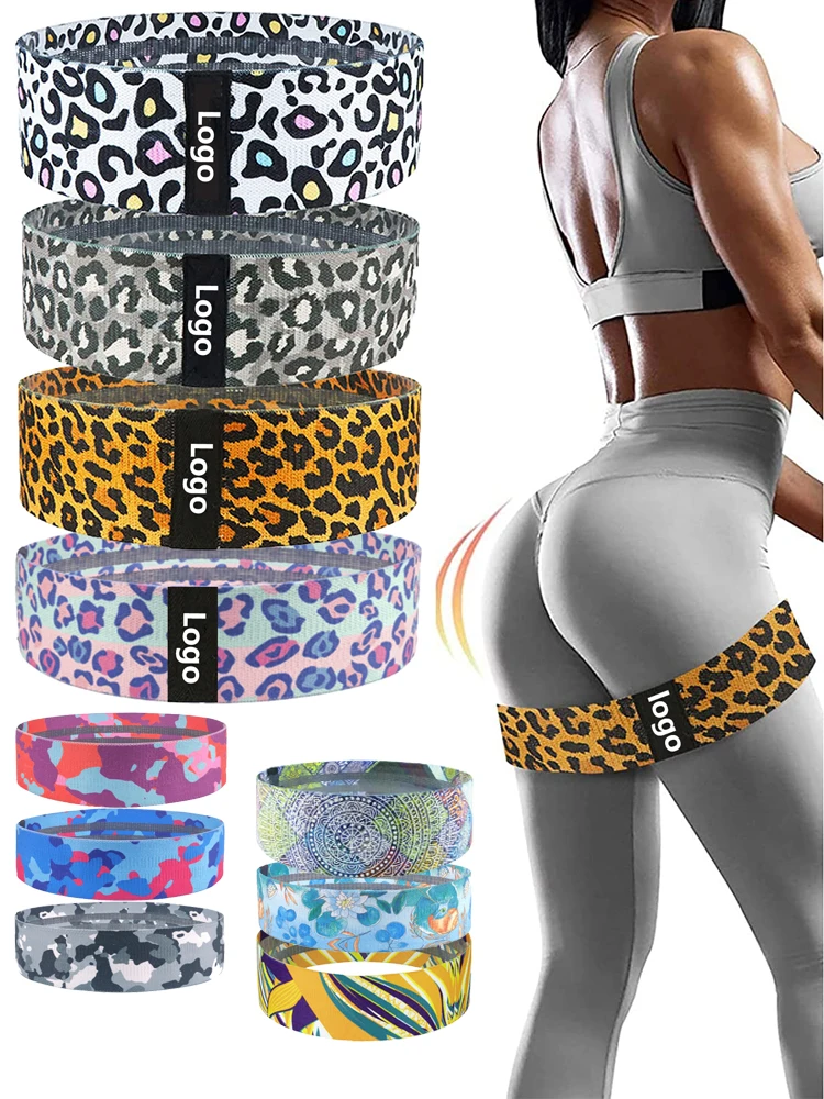 Exercise Resistance Bands for Legs Butt Fabric Non-Slip Squat Booty Bands for Working Out Hip Thigh Glute Stretch Fitness Loops