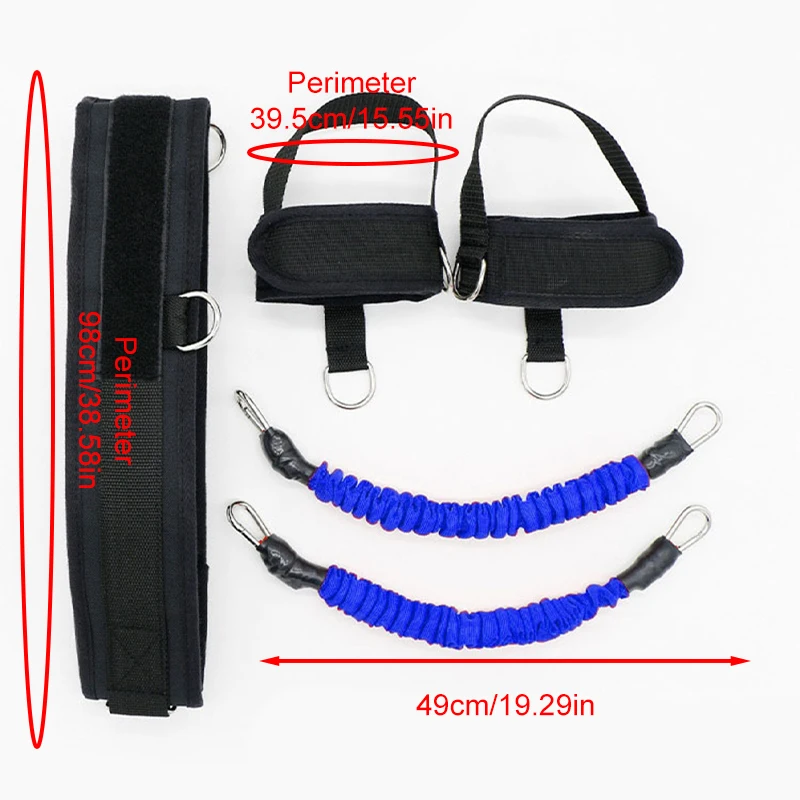 New Training Resistance Band Leg Hip Power Strengthen Pull Rope Belt System Cable Machine Gym Home Workout Fitness Equipment