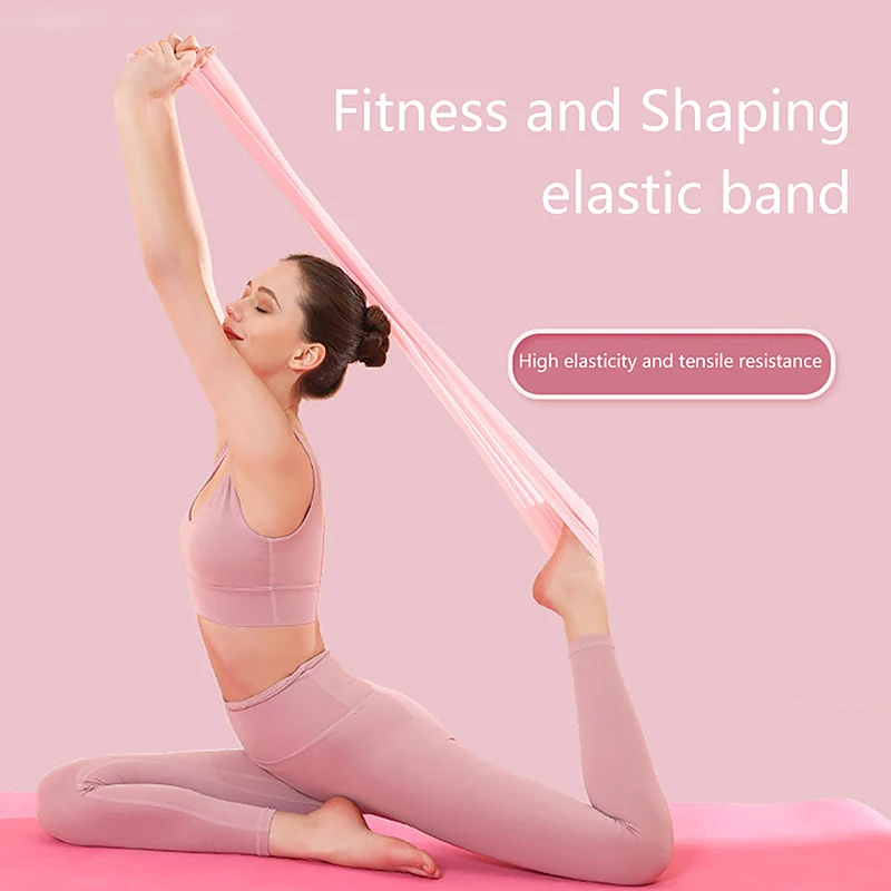 Yoga Elastic Bands Portable Pilates Hip Circle Expander Bands Latex Tension Gym Family Strength Training Resistance Belt