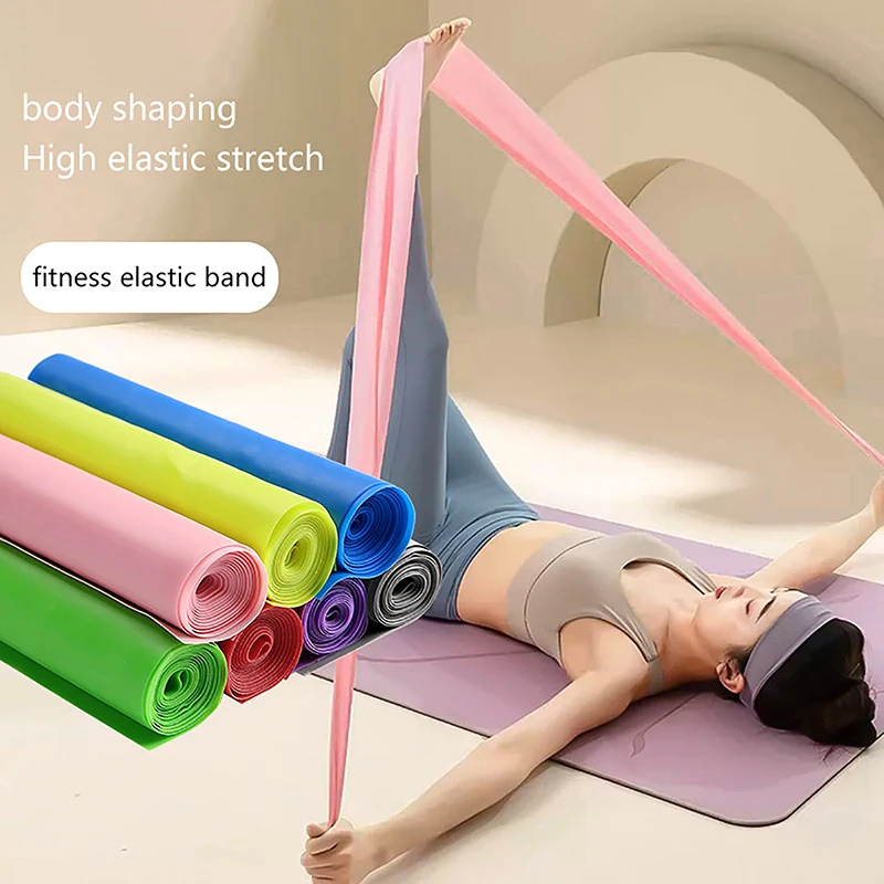 Yoga Elastic Bands Portable Pilates Hip Circle Expander Bands Latex Tension Gym Family Strength Training Resistance Belt