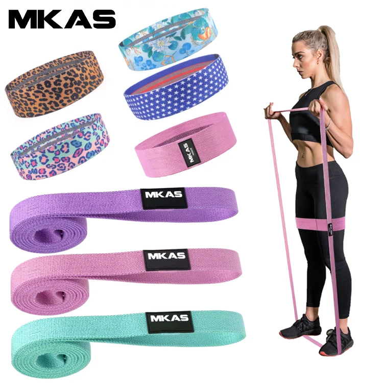 Long Booty Band Hip Circle Loop Resistance Band Workout Exercise for Legs Thigh Glute Butt Squat Non-slip Design