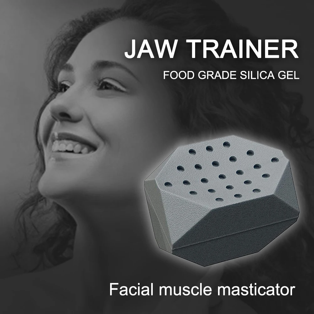 Jaw Exerciser Silicone Facial Muscle Trainer Shaper Exercise Ball Face Shaper Jaw Muscle Exerciser Chew Ball Facial