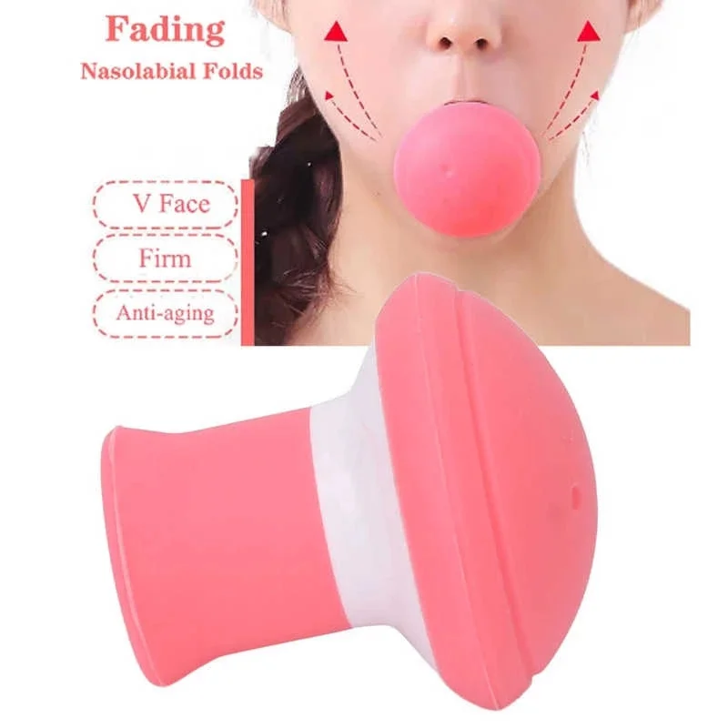 Face Masseter Facial Mouth Jawline Jaw Muscle Exerciser Face Lift Face Firming Silicone V-shaped Thin Face Breathing Tool