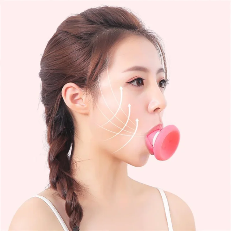 Face Masseter Facial Mouth Jawline Jaw Muscle Exerciser Face Lift Face Firming Silicone V-shaped Thin Face Breathing Tool