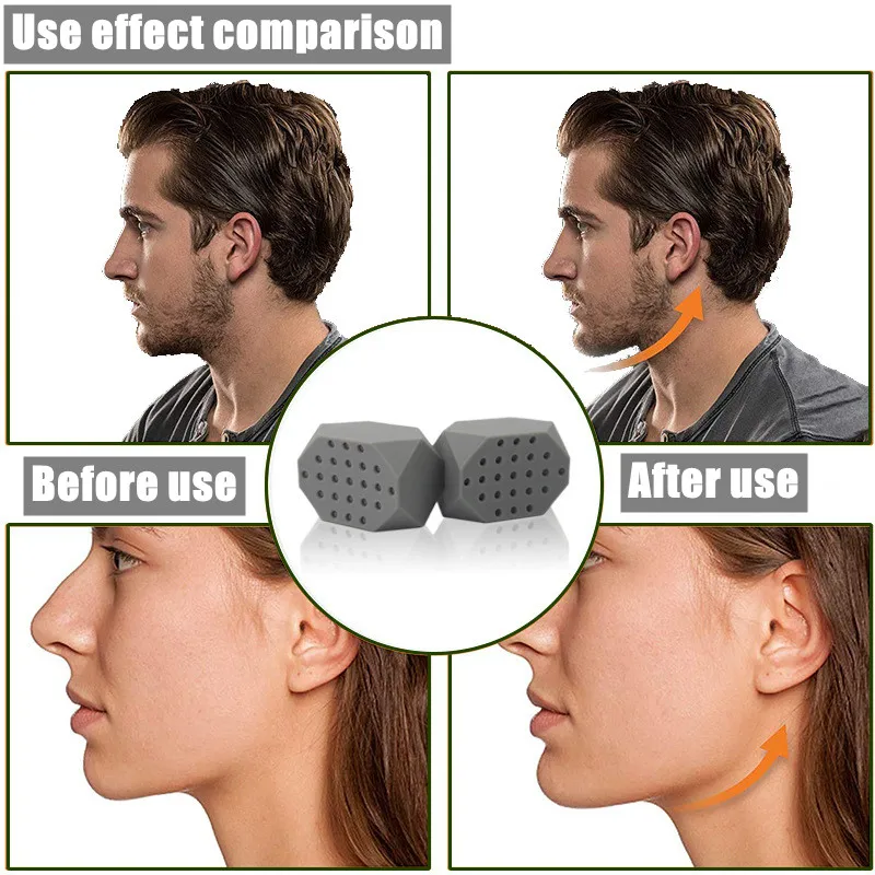 Jaw Trainer Face Masseter Exerciser Facial Neck Toning Ball Mouth Jaw Shaper Jaw Muscle Trainer Double Chin Remover Reducer