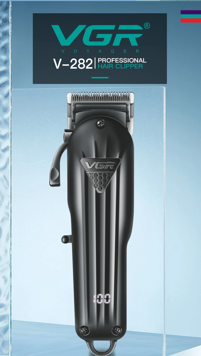 VGR Hair Clipper Professional Hair Cutting Machine Hair Trimmer Adjustable Cordless Rechargeable V 282