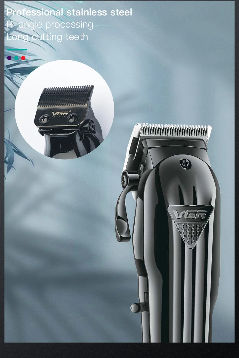 VGR Hair Clipper Professional Hair Cutting Machine Hair Trimmer Adjustable Cordless Rechargeable V 282