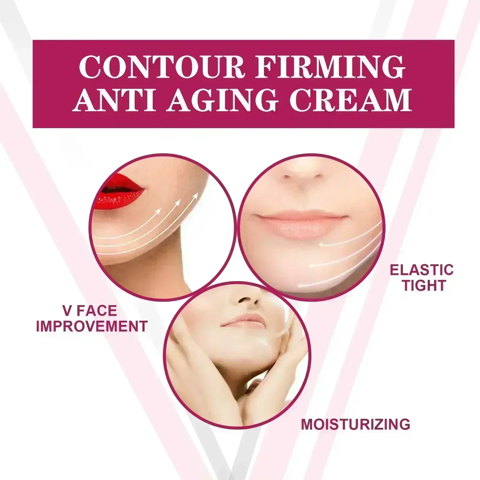 V-Shape Firming Face-lift Cream Removal Masseter Muscle Double Chin Face Fat Burning Anti-aging Products