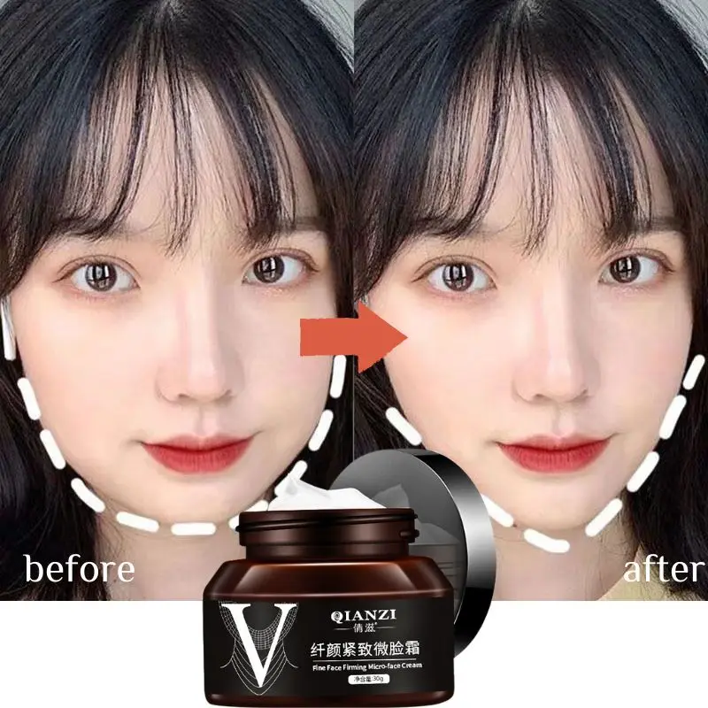 V Shape Slimming Cream Firming Face-lift Remove Masseter Muscle Double Chin Tighten Mandibular Fat Burning Cream Fade Neck Lines