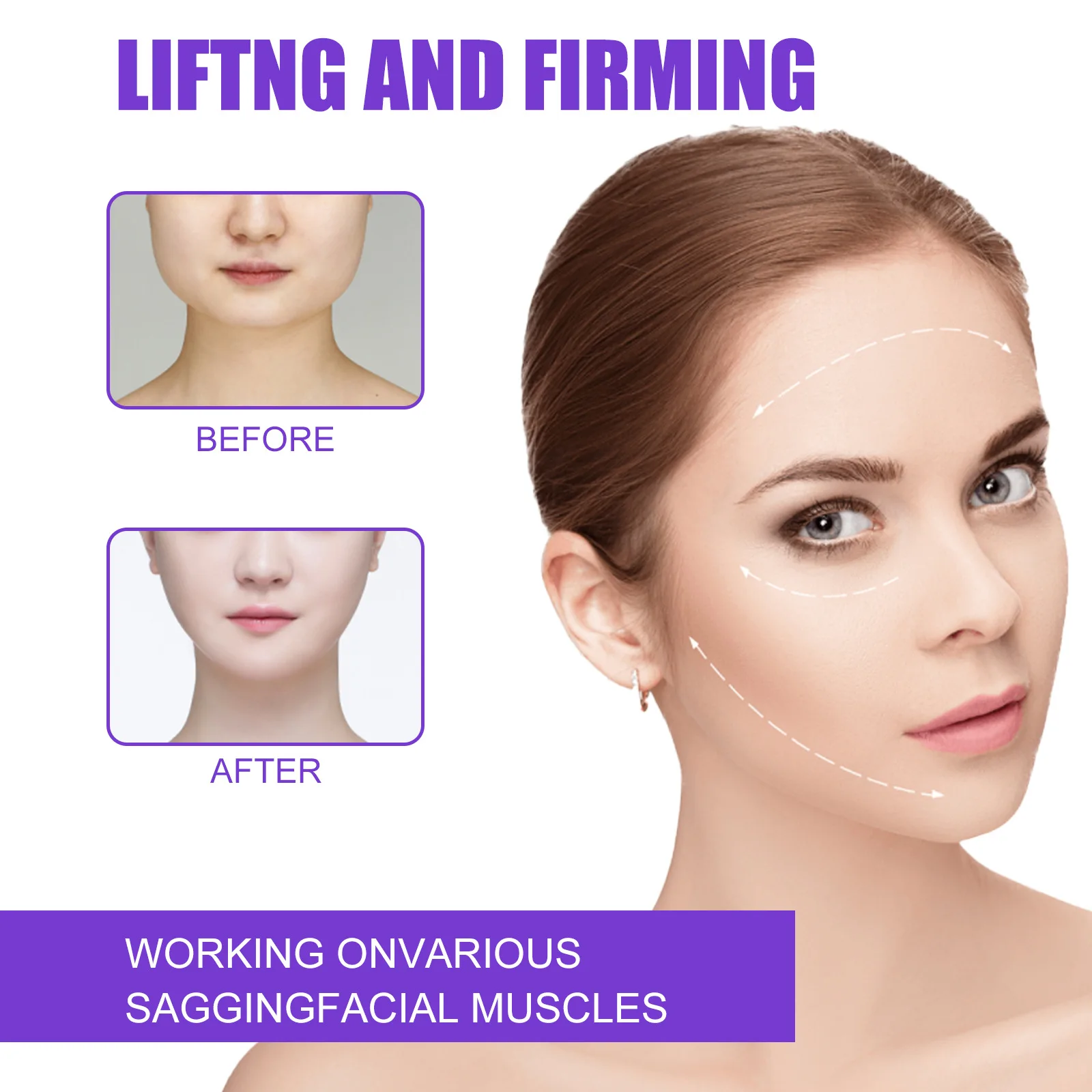 V Shape Slimming Cream Firming Face-lift Remove Masseter Muscle Double Chin Tighten Mandibular Fat Burning Cream Fade Neck Lines