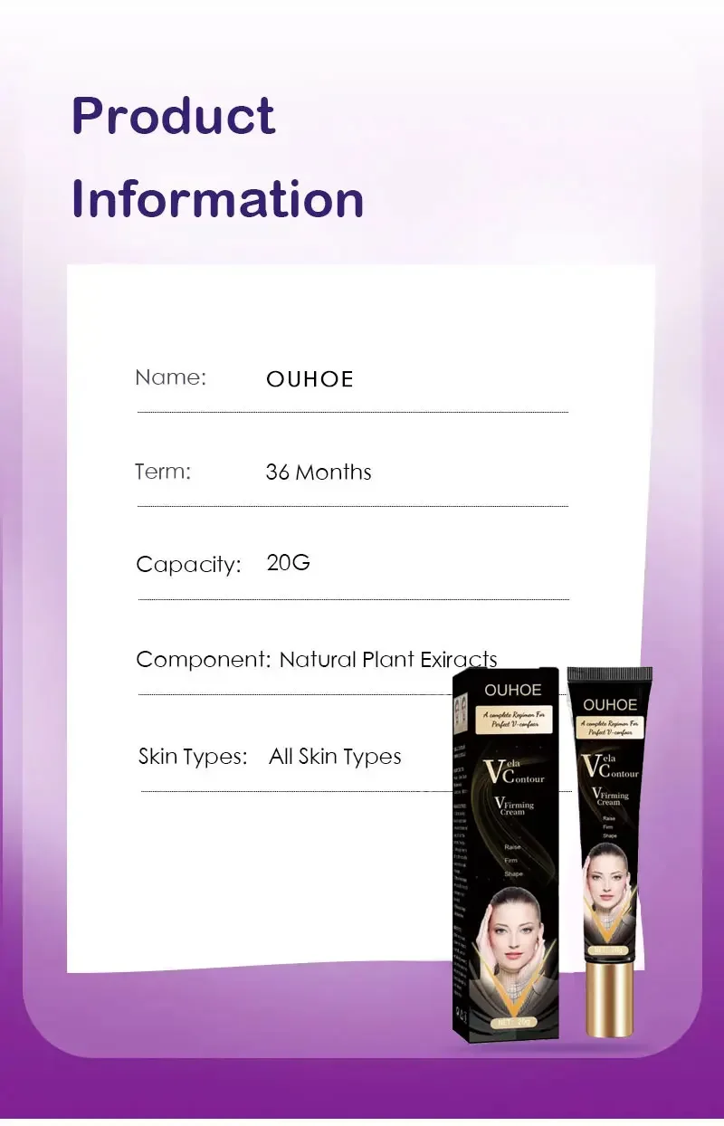 V-Shaped Slimming Face Cream Lift Firm Remove Double Chin To Create A Small V Face Anti-Aging Beauty Massage Products New