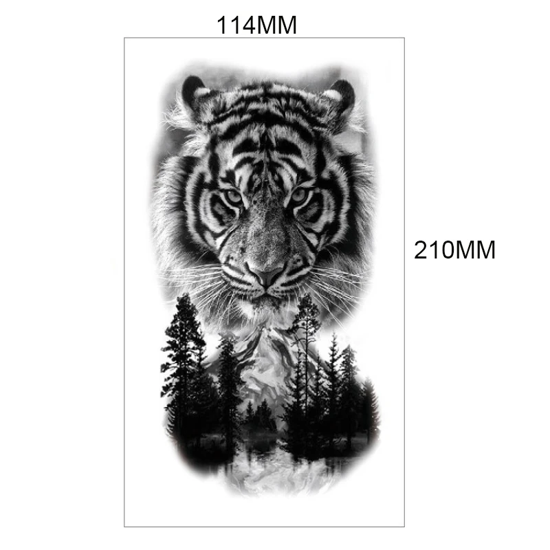 Waterproof Tattoo Stickers Body Small Arm Tattoo Stickers Animal Totem Men And Women Universal Tattoo Stickers Gift Decoration