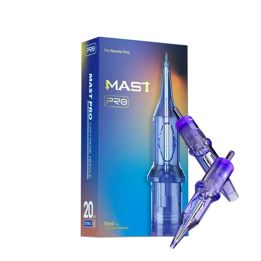 20pcs Mast Pro Tattoo Needles Cartridge Round Liner Disposable Sterilized Tattoo Accessories Cartridges